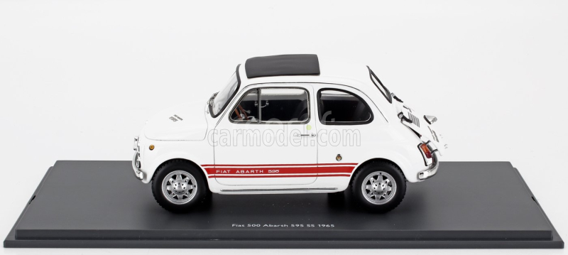 Schuco Fiat 500 Abarth 595 Ss 1965 1:18 Bílá