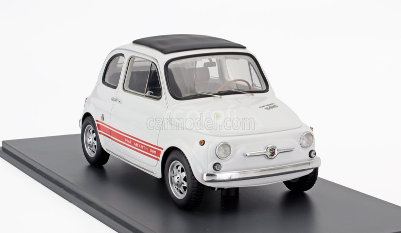 Schuco Fiat 500 Abarth 595 Ss 1965 1:18 Bílá