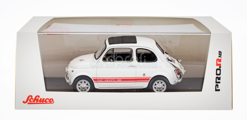 Schuco Fiat 500 Abarth 595 Ss 1965 1:18 Bílá