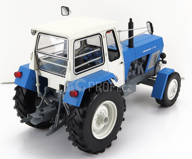 Schuco Fortschritt Zt300 Tractor 1964 1:18 Světle Modrá Šedá