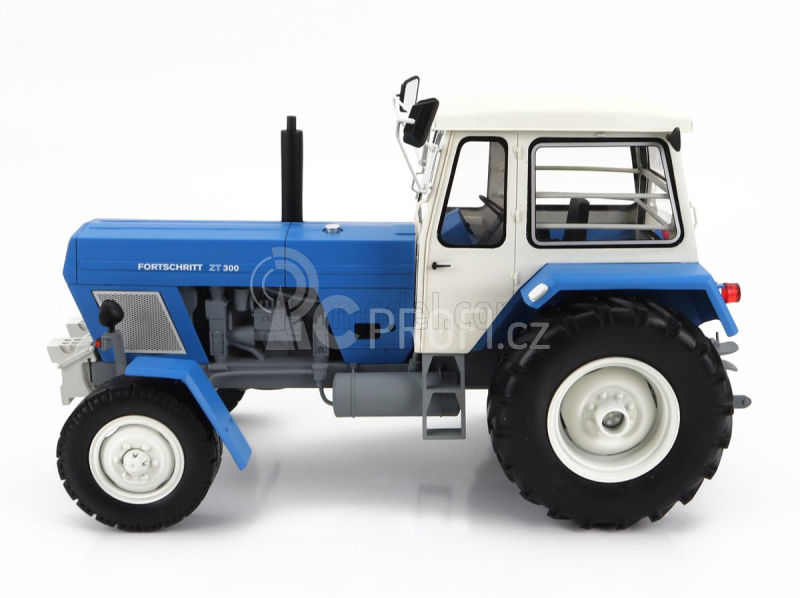 Schuco Fortschritt Zt300 Tractor 1964 1:18 Světle Modrá Šedá