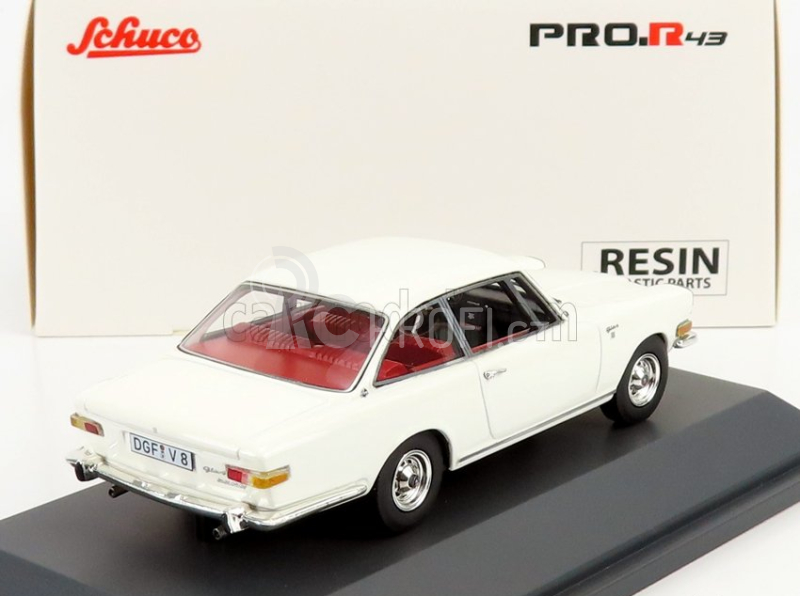 Schuco Glas 2600 V8 1966 1:43 Bílá