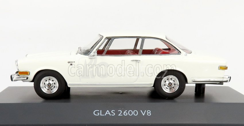 Schuco Glas 2600 V8 1966 1:43 Bílá