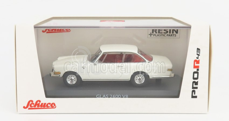 Schuco Glas 2600 V8 1966 1:43 Bílá