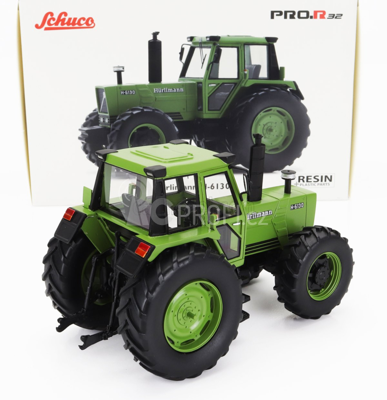 Schuco Hurlimann H-6170 Tractor 1981 1:32 Zelená