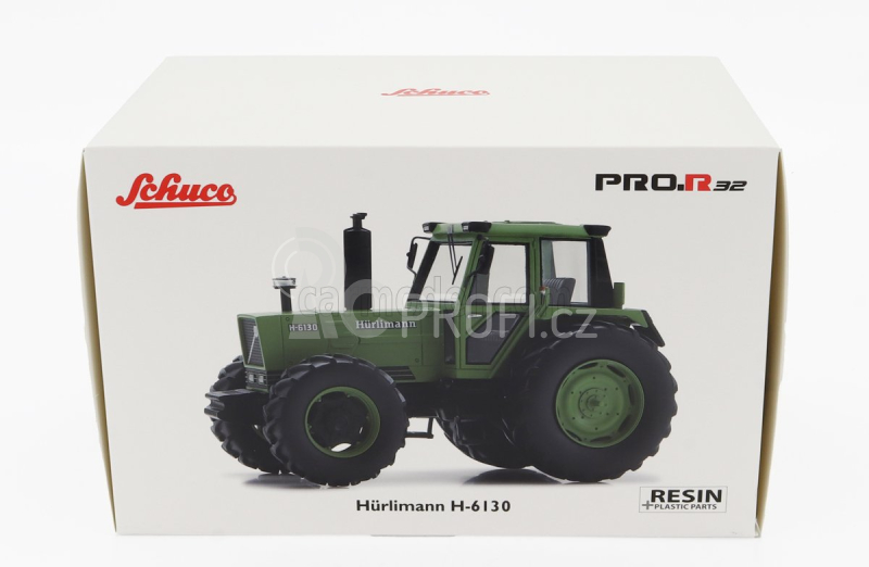 Schuco Hurlimann H-6170 Tractor 1981 1:32 Zelená
