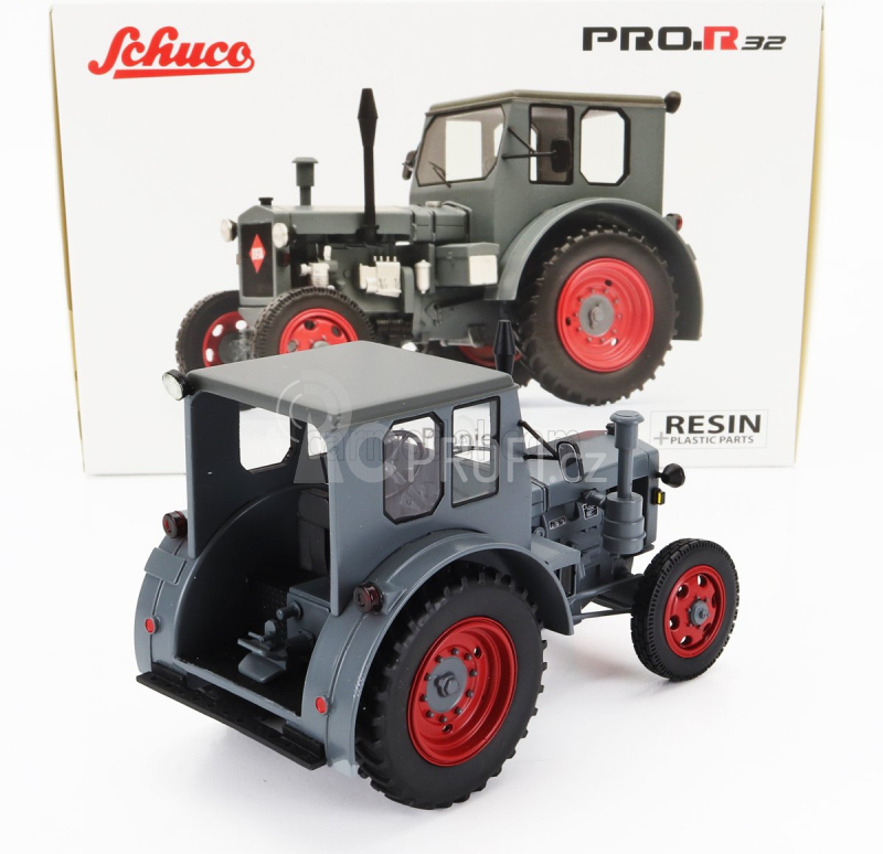 Schuco IFA Rs 01 Pioner Tractor 1950 1:32 Zelená Šedá