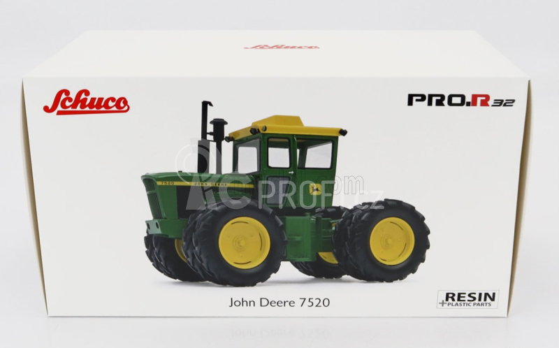 Schuco John deere 7520 Tractor 1982 1:32 Zelená