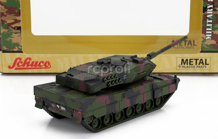 Schuco Krauss-maffei wegmann Tank Leopard 2a6 German Army 1945 1:87 Vojenská Zelená
