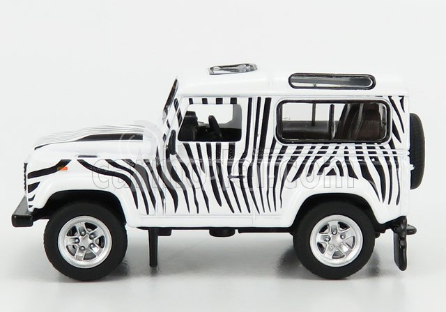 Schuco Land rover Defender 90 Safari 1999 1:64 Bílá Černá