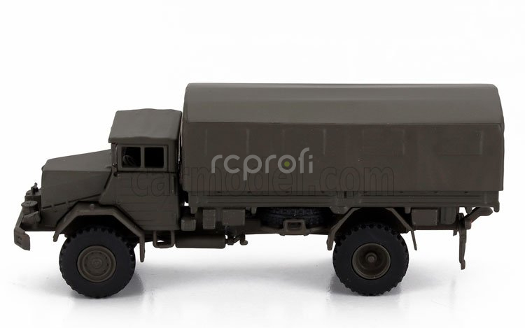Schuco MAN 630 Truck Telonato German Army 2-assi 1958 1:87 Vojenská Zelená