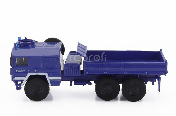 Schuco MAN Kat1 5t. Truck Thw 3-assi 1969 1:87 Blue