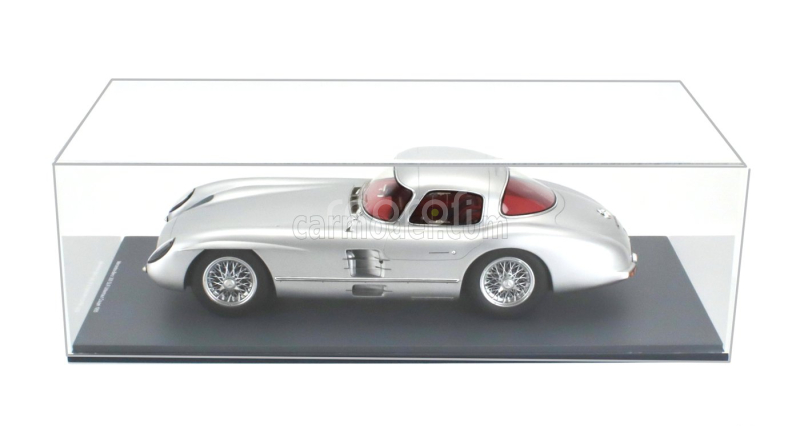Schuco Mercedes benz 300 Slr Uhlenhaut Coupe 1955 1:12 Silver