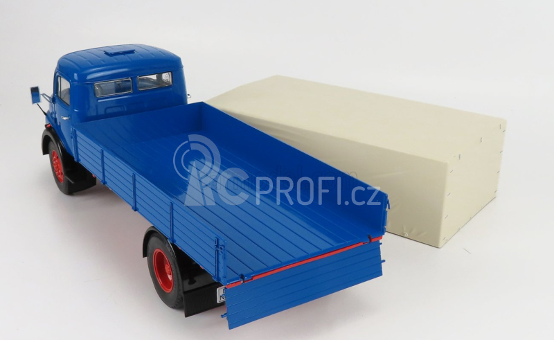 Schuco Mercedes benz L911 Truck Telonato 1966 1:18 Modrá Bílá