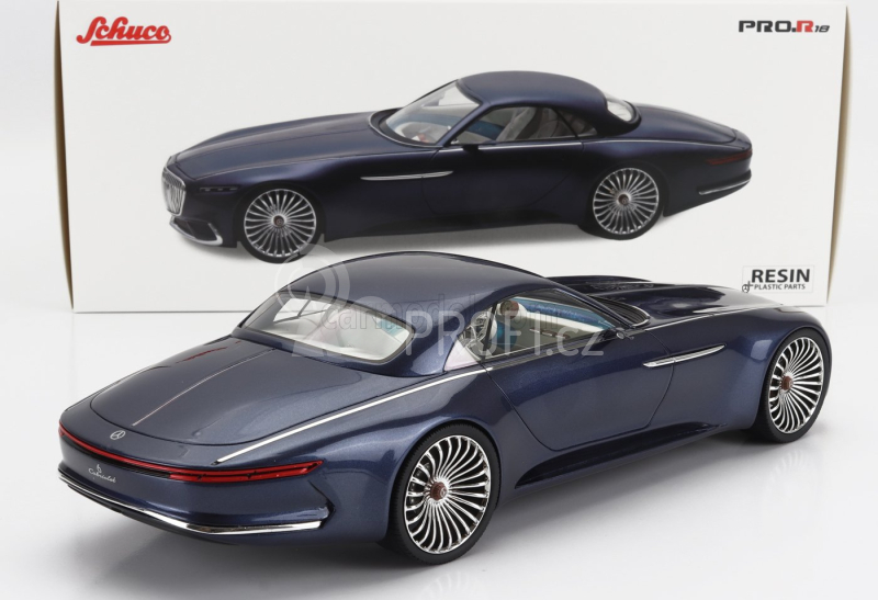 Schuco Mercedes benz Maybach Vision 6 Hard-top Coupe Concept Electric 2018 1:18 Blue