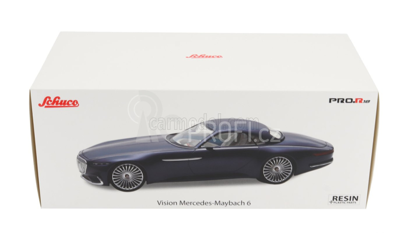 Schuco Mercedes benz Maybach Vision 6 Hard-top Coupe Concept Electric 2018 1:18 Blue