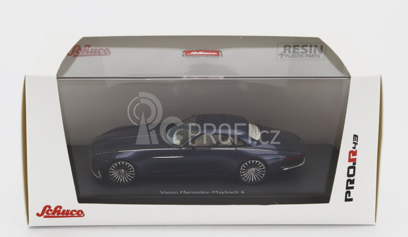 Schuco Mercedes benz Maybach Vision 6 Hard-top Coupe Concept Electric 2018 1:43 Blue
