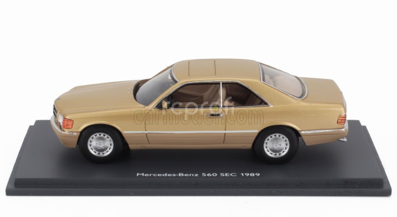 Schuco Mercedes benz S-class 560sec (c126) 1989 1:43 Gold