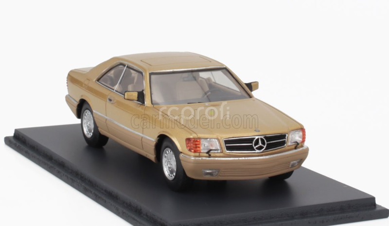 Schuco Mercedes benz S-class 560sec (c126) 1989 1:43 Gold