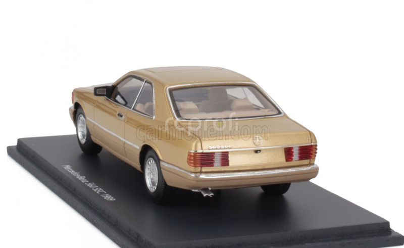 Schuco Mercedes benz S-class 560sec (c126) 1989 1:43 Gold