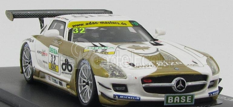 Schuco Mercedes benz Sls Coupe 6.3 Amg Gt3 (c197) N 32 Adac Masters Gt 2012 D.baumann - H.proczyk 1:43 Bílé Zlato
