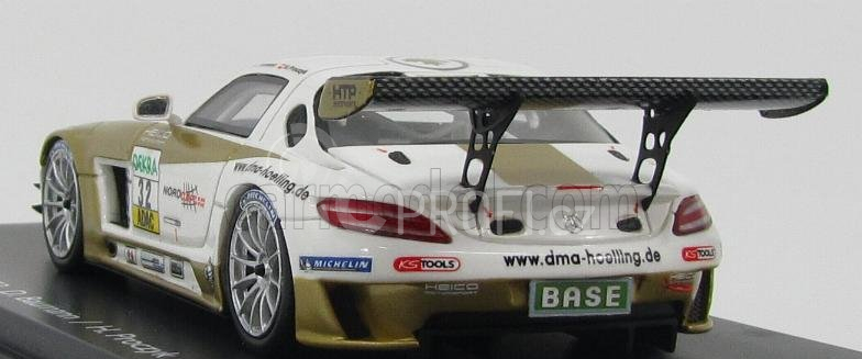 Schuco Mercedes benz Sls Coupe 6.3 Amg Gt3 (c197) N 32 Adac Masters Gt 2012 D.baumann - H.proczyk 1:43 Bílé Zlato