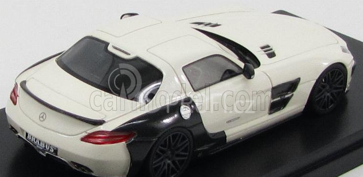 Schuco Mercedes benz Sls Coupe Brabus 700 Biturbo 2011 1:43 Bílá Černá