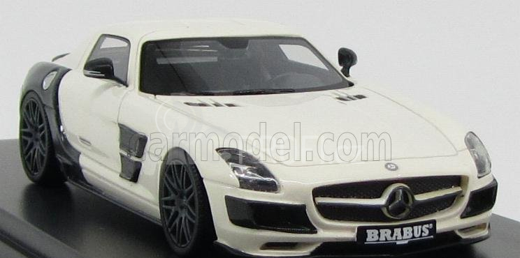 Schuco Mercedes benz Sls Coupe Brabus 700 Biturbo 2011 1:43 Bílá Černá