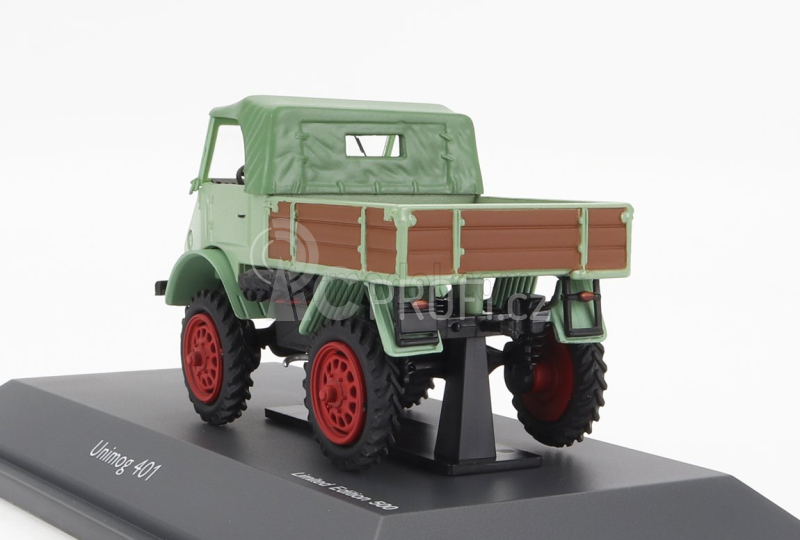 Schuco Mercedes benz Unimog 401 Truck 1953 1:43 Green Wood