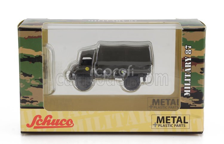 Schuco Mercedes benz Unimog S404 Truck German Army 1953 1:87 Vojenská Zelená