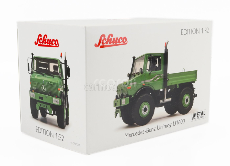 Schuco Mercedes benz Unimog U1600 Truck 1996 1:32 Zelená
