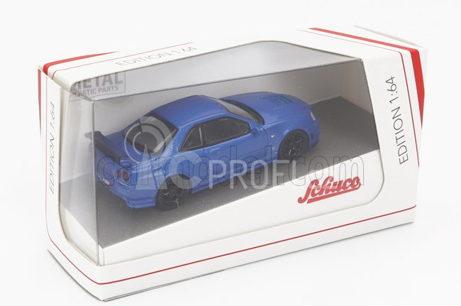 Schuco Nissan Gt-r (r34) Z-tune Coupe 1999 1:64 Blue