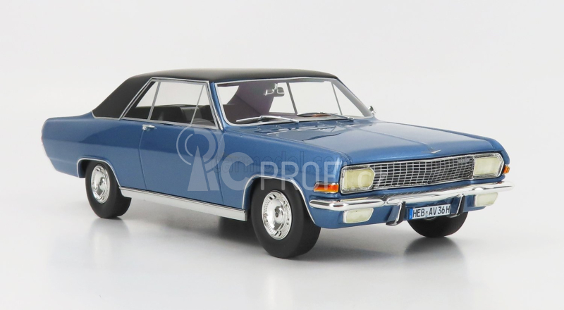 Schuco Opel Diplomat A Coupe 1965 1:18 Světle Modrá Matná Černá