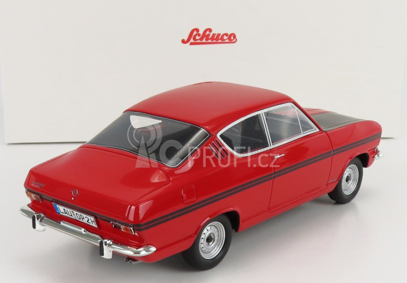Schuco Opel Kadett B Rally Coupe 1966 1:18 Červená Černá