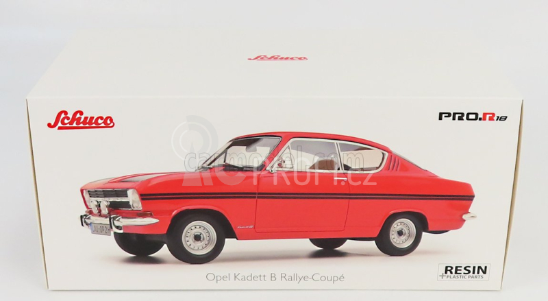 Schuco Opel Kadett B Rally Coupe 1966 1:18 Červená Černá