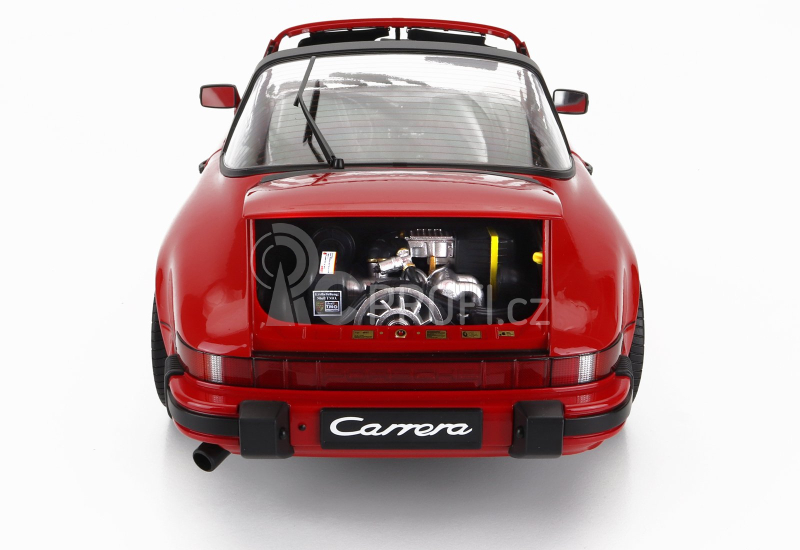 Schuco Porsche 911 3.2 Carrera Targa Cabriolet 1989 1:12 Red