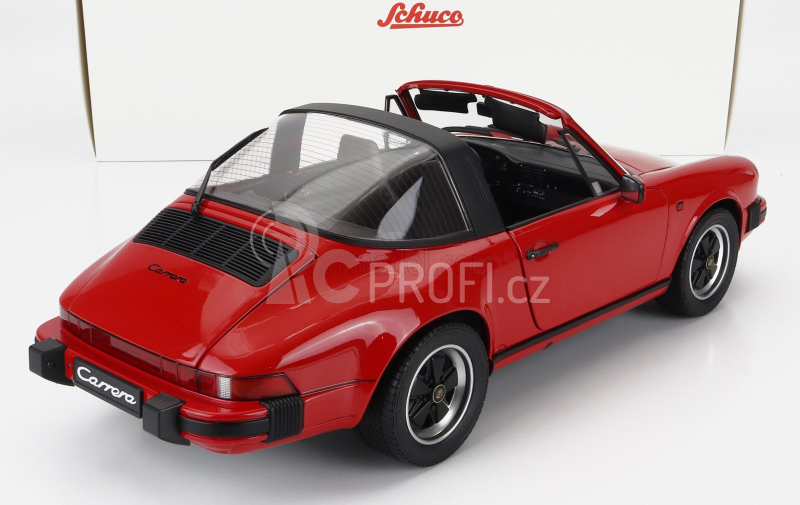 Schuco Porsche 911 3.2 Carrera Targa Cabriolet 1989 1:12 Red
