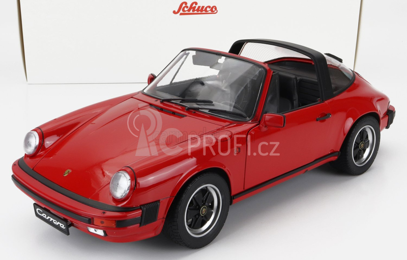 Schuco Porsche 911 3.2 Carrera Targa Cabriolet 1989 1:12 Red