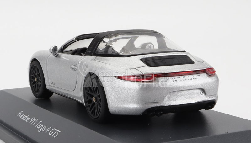 Schuco Porsche 911 991 Carrera Targa Cabriolet 2014 1:43 Stříbrná Černá