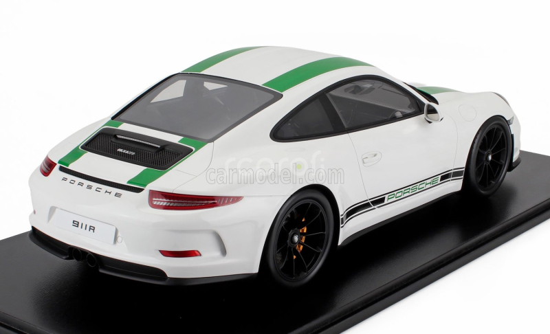 Schuco Porsche 911 991 R Coupe 2016 1:12 Bílá Zelená