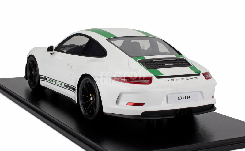 Schuco Porsche 911 991 R Coupe 2016 1:12 Bílá Zelená