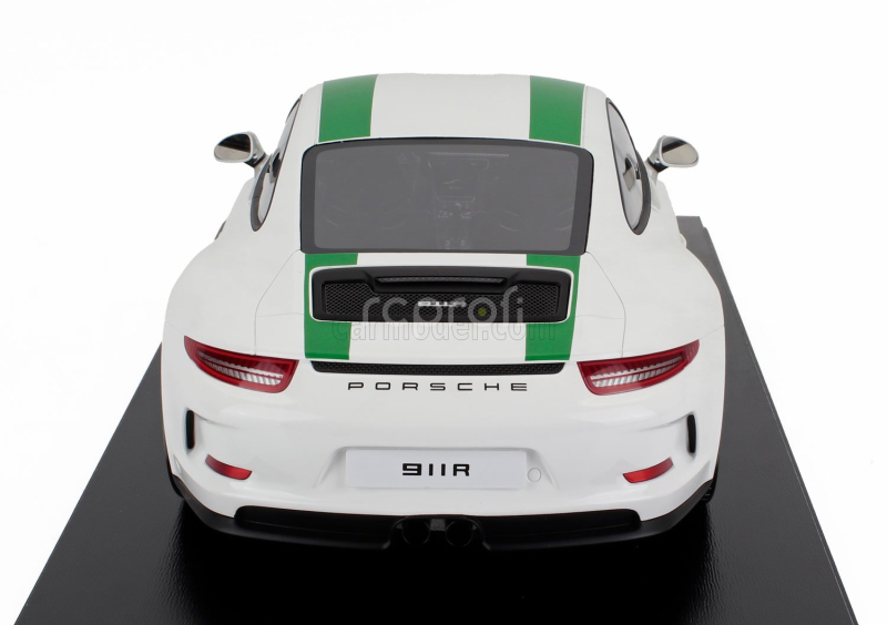 Schuco Porsche 911 991 R Coupe 2016 1:12 Bílá Zelená