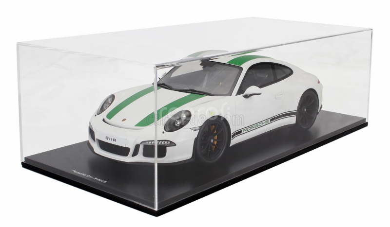 Schuco Porsche 911 991 R Coupe 2016 1:12 Bílá Zelená