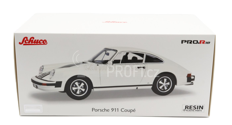 Schuco Porsche 911 Coupe 1977 1:18 Bílá Černá