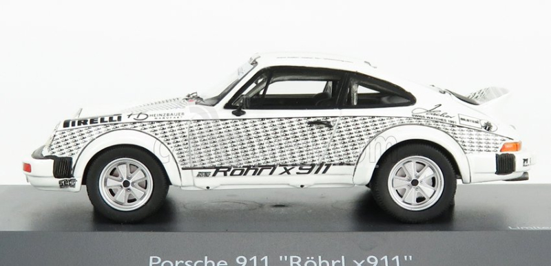 Schuco Porsche 911 Coupe Walter Rohrl 1969 1:43 Bílá Černá