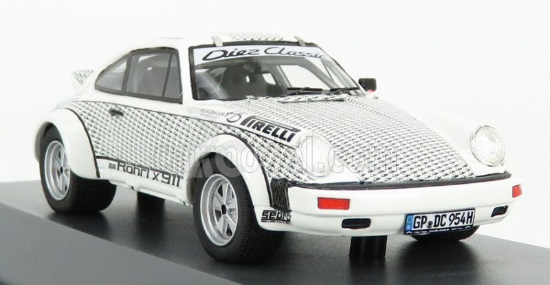 Schuco Porsche 911 Coupe Walter Rohrl 1969 1:43 Bílá Černá