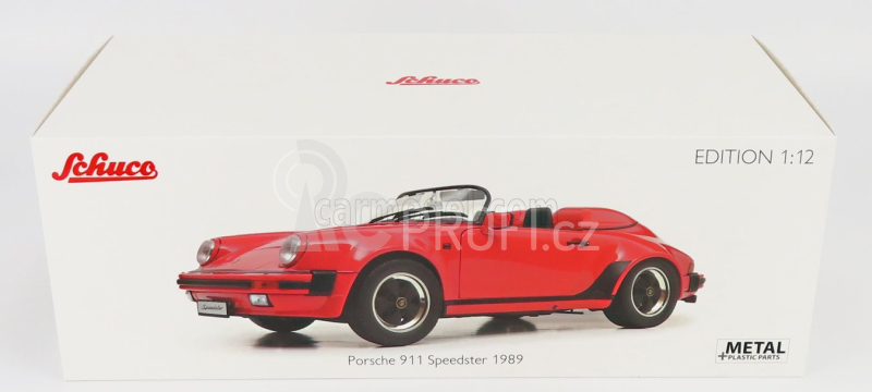 Schuco Porsche 911 Speedster Cabriolet Open 1989 1:12 Red