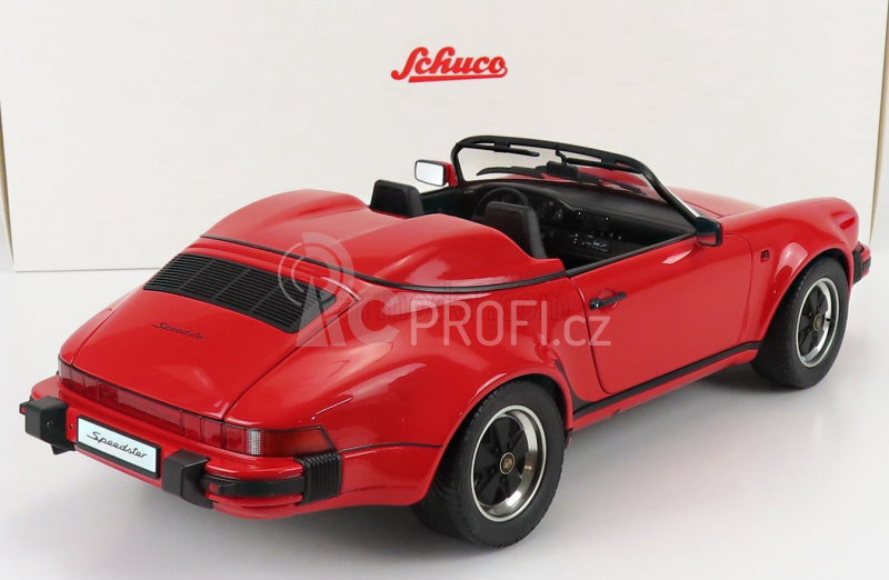 Schuco Porsche 911 Speedster Cabriolet Open 1989 1:12 Red