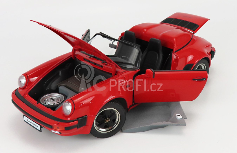 Schuco Porsche 911 Speedster Cabriolet Open 1989 1:12 Red