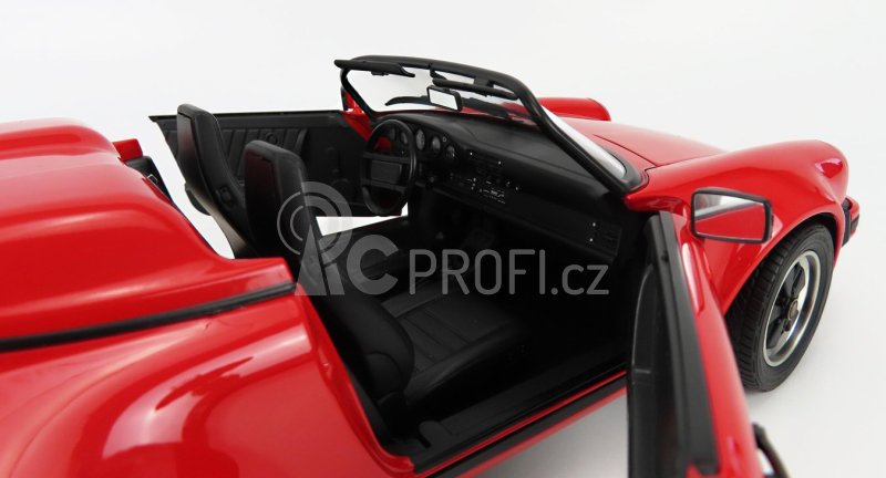 Schuco Porsche 911 Speedster Cabriolet Open 1989 1:12 Red